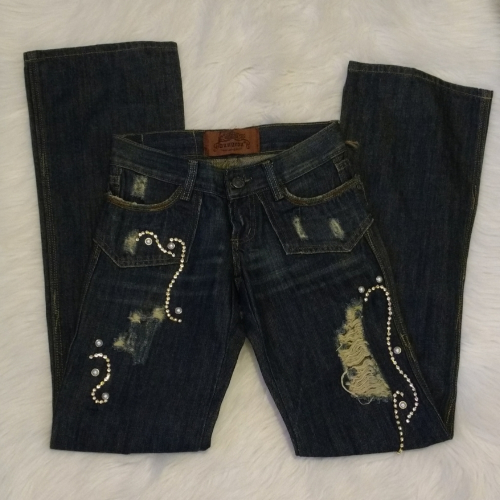 Dungeon Embellished Jewels Jeans - Picture 7 of 17